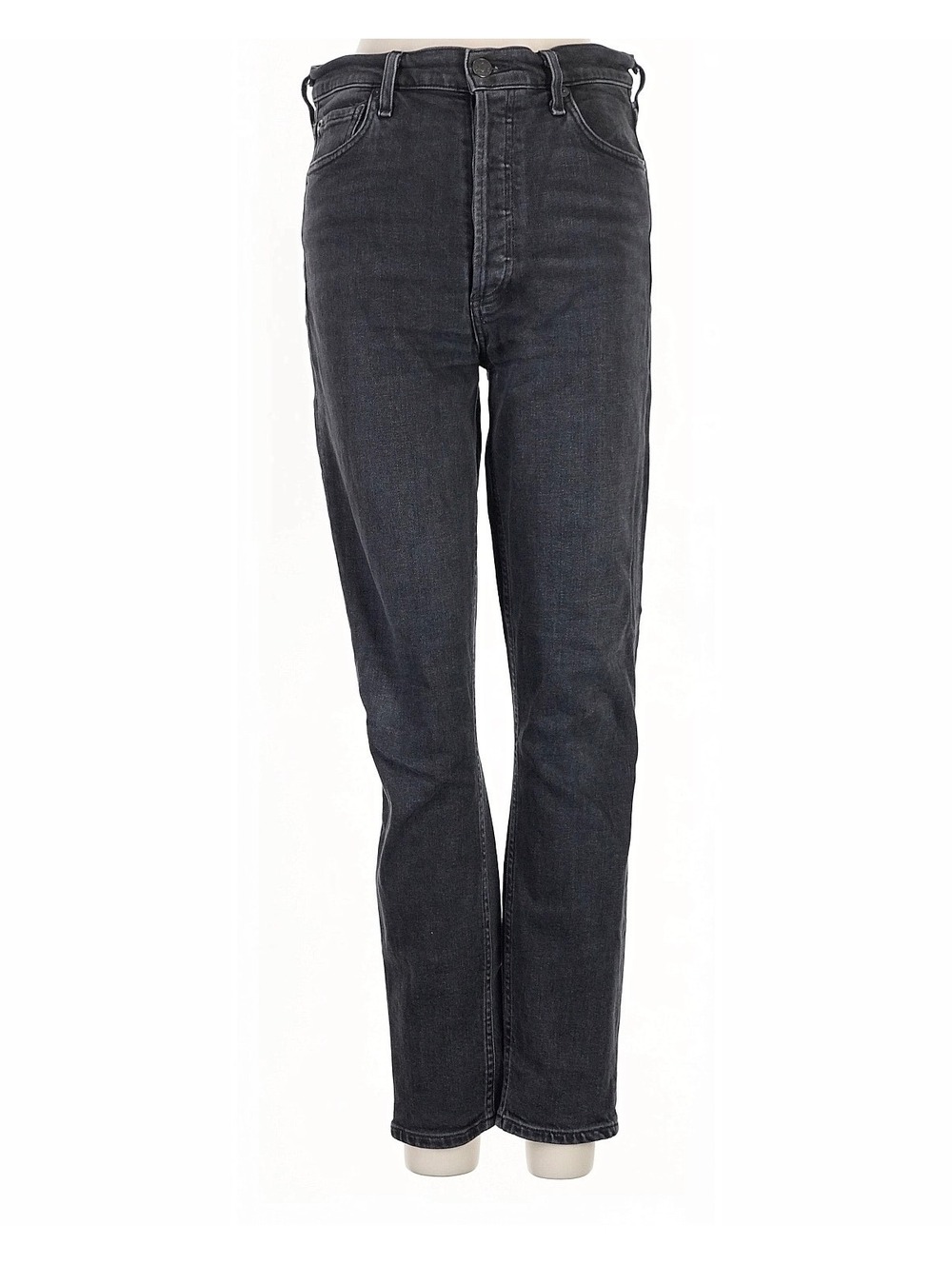 AGOLDE Nico High Rise Slim Straight Black Jeans Size 27 Virtue Wash